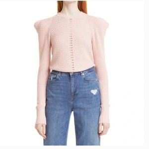 Ted Baker Pink Sunniie Structured Sleeve Detailed Sweater size 3 nwot
